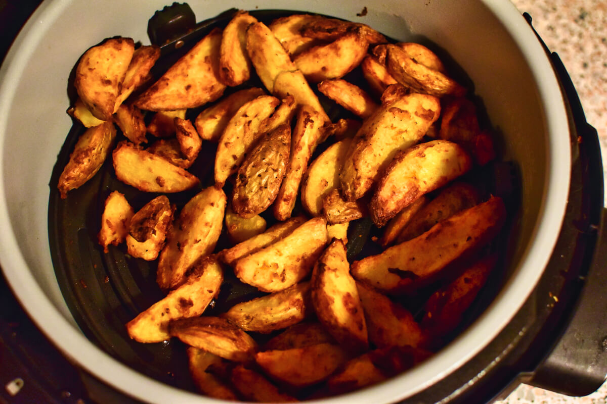 Kartoffelecken aus der Heißluftfritteuse: Der einfache Weg zu einer gesünderen Beilage
